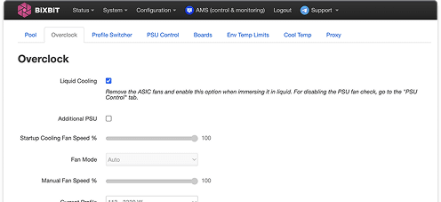 BiXBiT AMS: ASIC monitoring software for firmware users