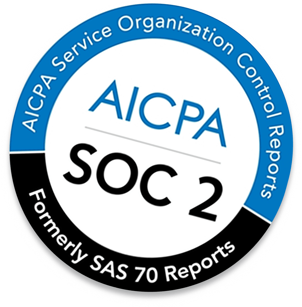 AICPA SOC 2 compliance badge