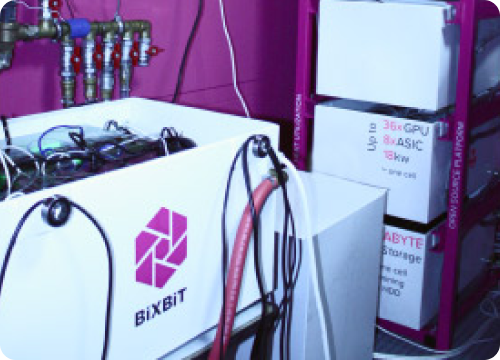 BiXBiT prototype immersion cooling unit