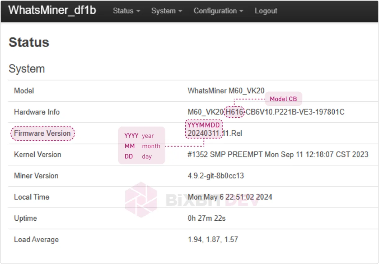 Advanced firmware installation